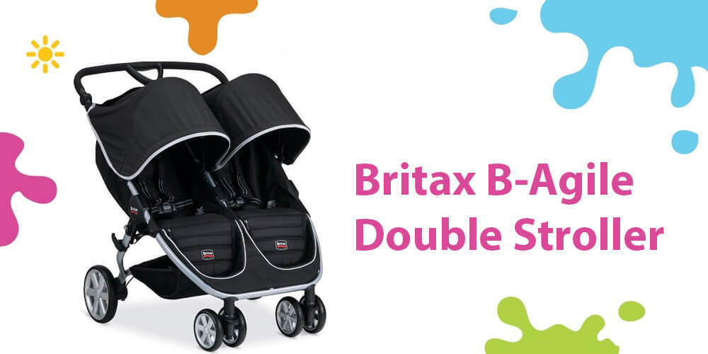 britax b agile double stroller car seat compatibility