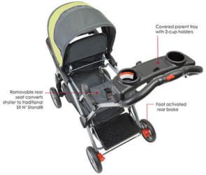 baby trend sit and stand double stroller accessories