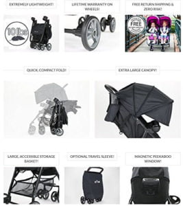 zoe umbrella xl1 single stroller