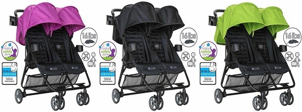 the zoe double stroller