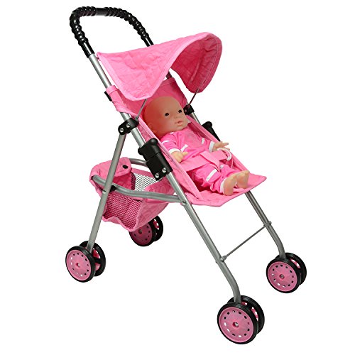 badger basket quad deluxe doll stroller