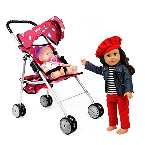 triple doll stroller